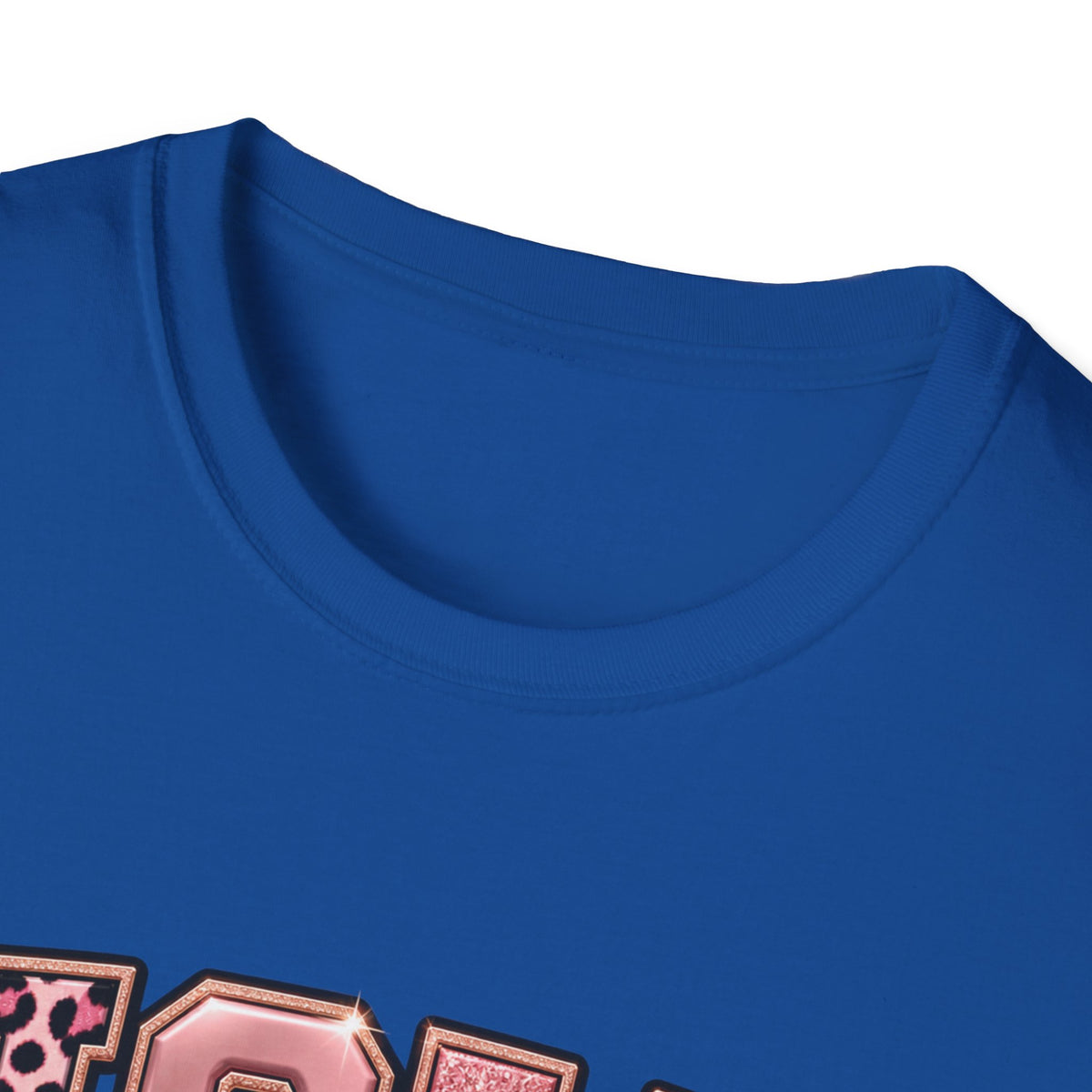 Holy But Hood T-Shirt — Pink Leopard Ribbon Graphic Tee