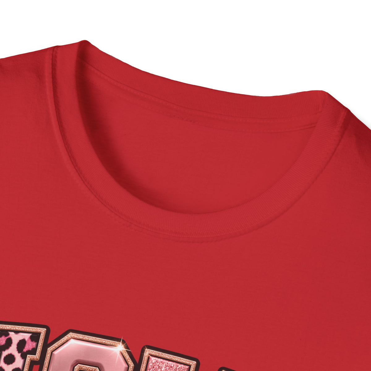 Holy But Hood T-Shirt — Pink Leopard Ribbon Graphic Tee