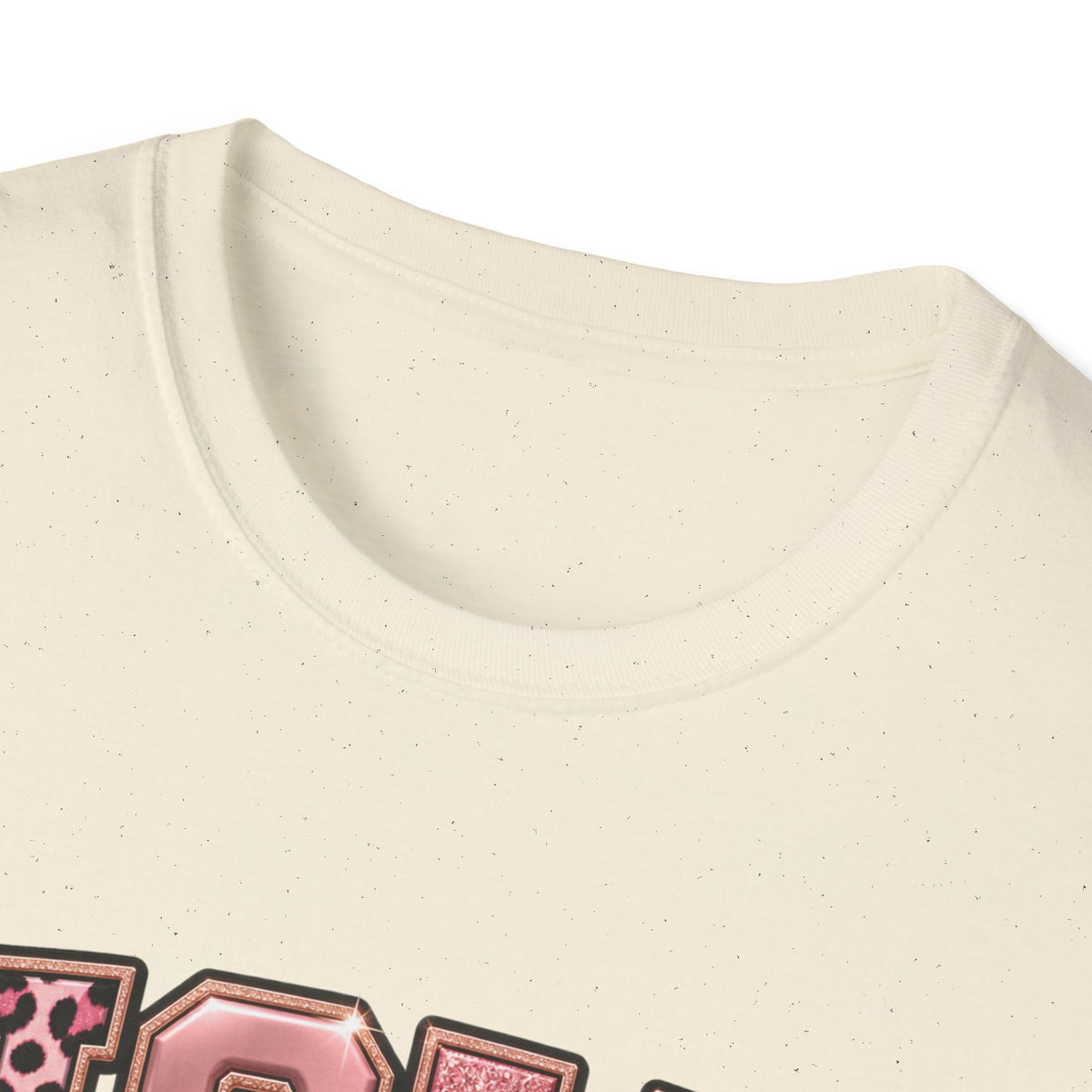 Holy But Hood T-Shirt — Pink Leopard Ribbon Graphic Tee